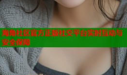 海角社区官方正版社交平台实时互动与安全保障