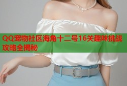 QQ宠物社区海角十二号16关趣味挑战攻略全揭秘
