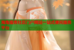 海角服务社区门户网站一站式便民服务平台