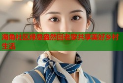 海角社区绿意盎然回老家共享美好乡村生活
