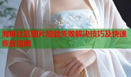海角社区图片加载失败解决技巧及快速恢复指南