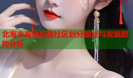 北海市海角街道社区划分现状与发展趋势分析