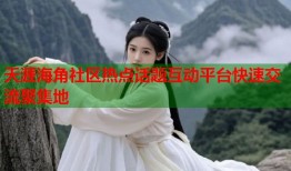 天涯海角社区热点话题互动平台快速交流聚集地