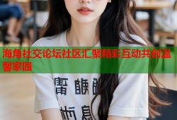 海角社交论坛社区汇聚精彩互动共创温馨家园