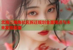 北海三海角社区拆迁规划全面推进与未来发展展望