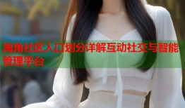 海角社区人口划分详解互动社交与智能管理平台