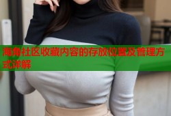 海角社区收藏内容的存放位置及管理方式详解