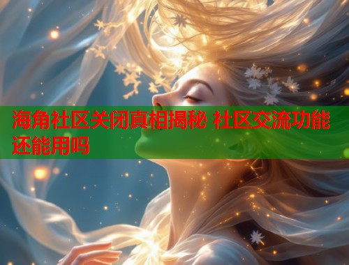 海角社区关闭真相揭秘 社区交流功能还能用吗