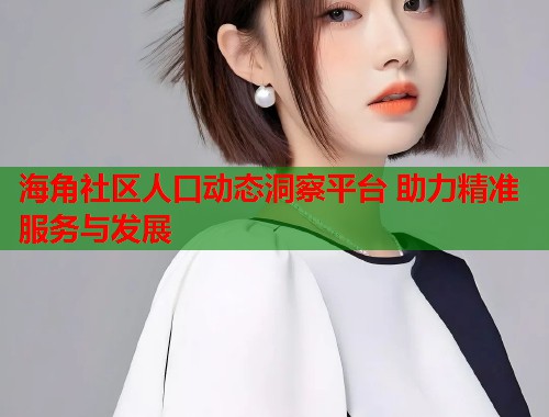 海角社区人口动态洞察平台 助力精准服务与发展