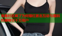 海角社区疯了为何爆红匿名互动与爆料热潮吸引千万用户