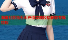 海角社区钻石币充值攻略轻松获取专属特权